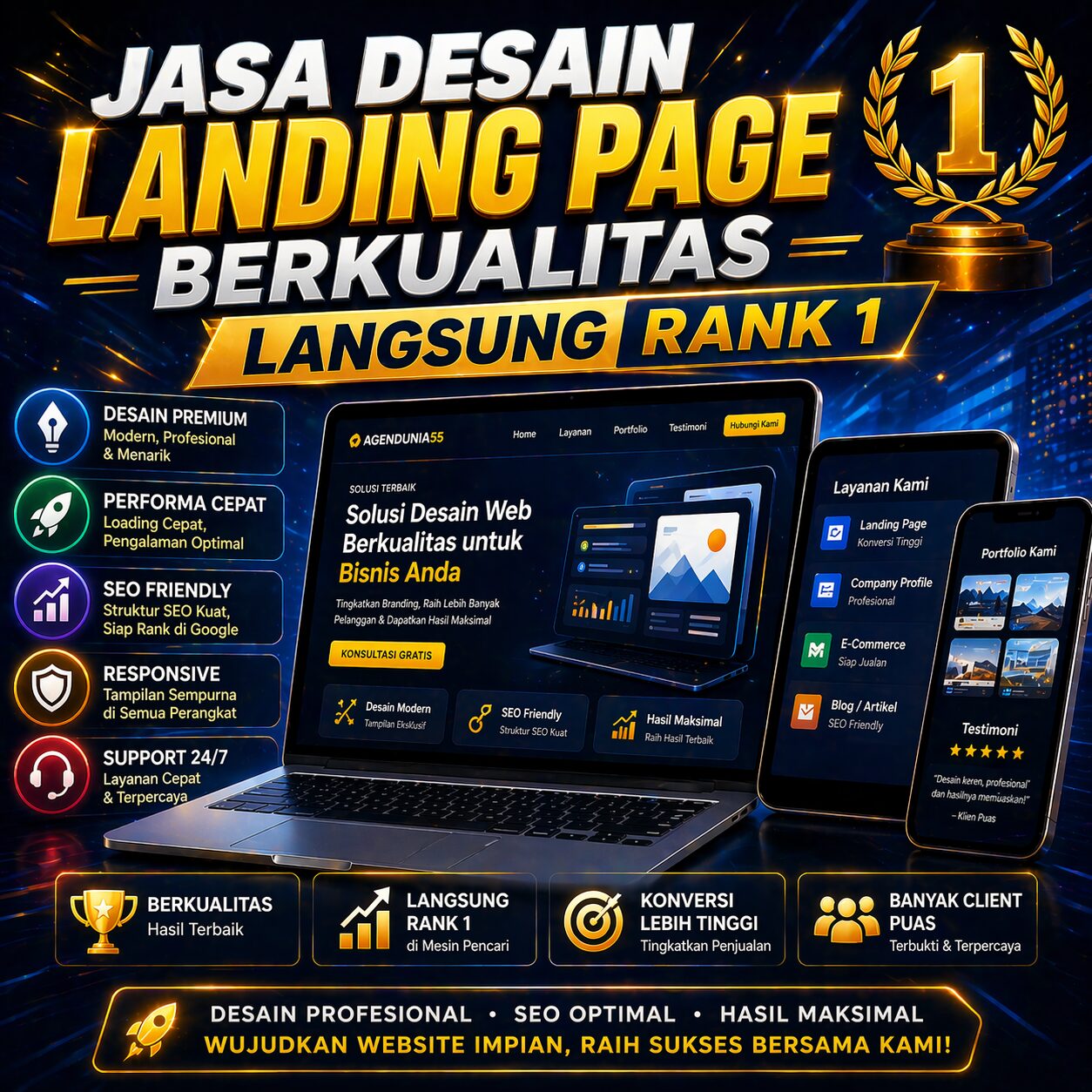 Landing Page sebagai Ruang untuk Menjelaskan Cara Anda Menghadirkan Testimoni secara Tenang dan Tidak Menggurui